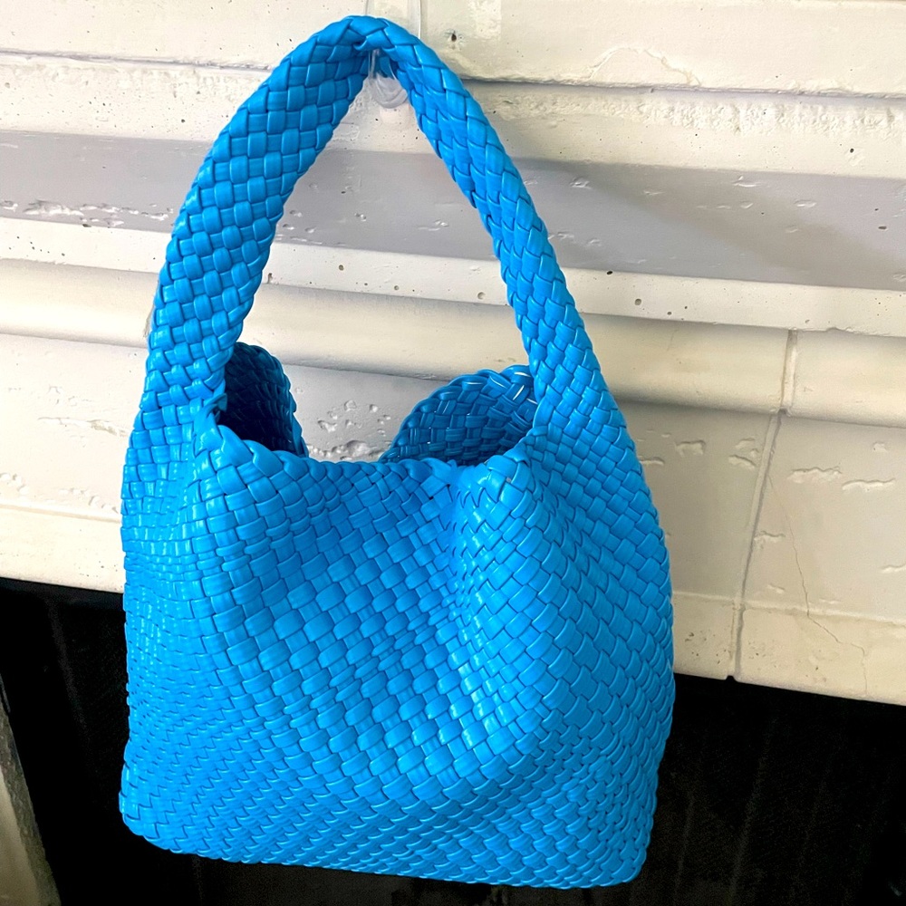 Hobo sky blue woven bag (SOLD)